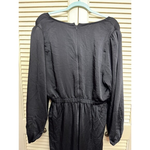 Nordstrom Indie V-Neck Fit & Flare Dress SIZE L - Picture 9 of 11